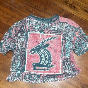 Tribal dyed Pink Graphic Short-Sleeve Tee